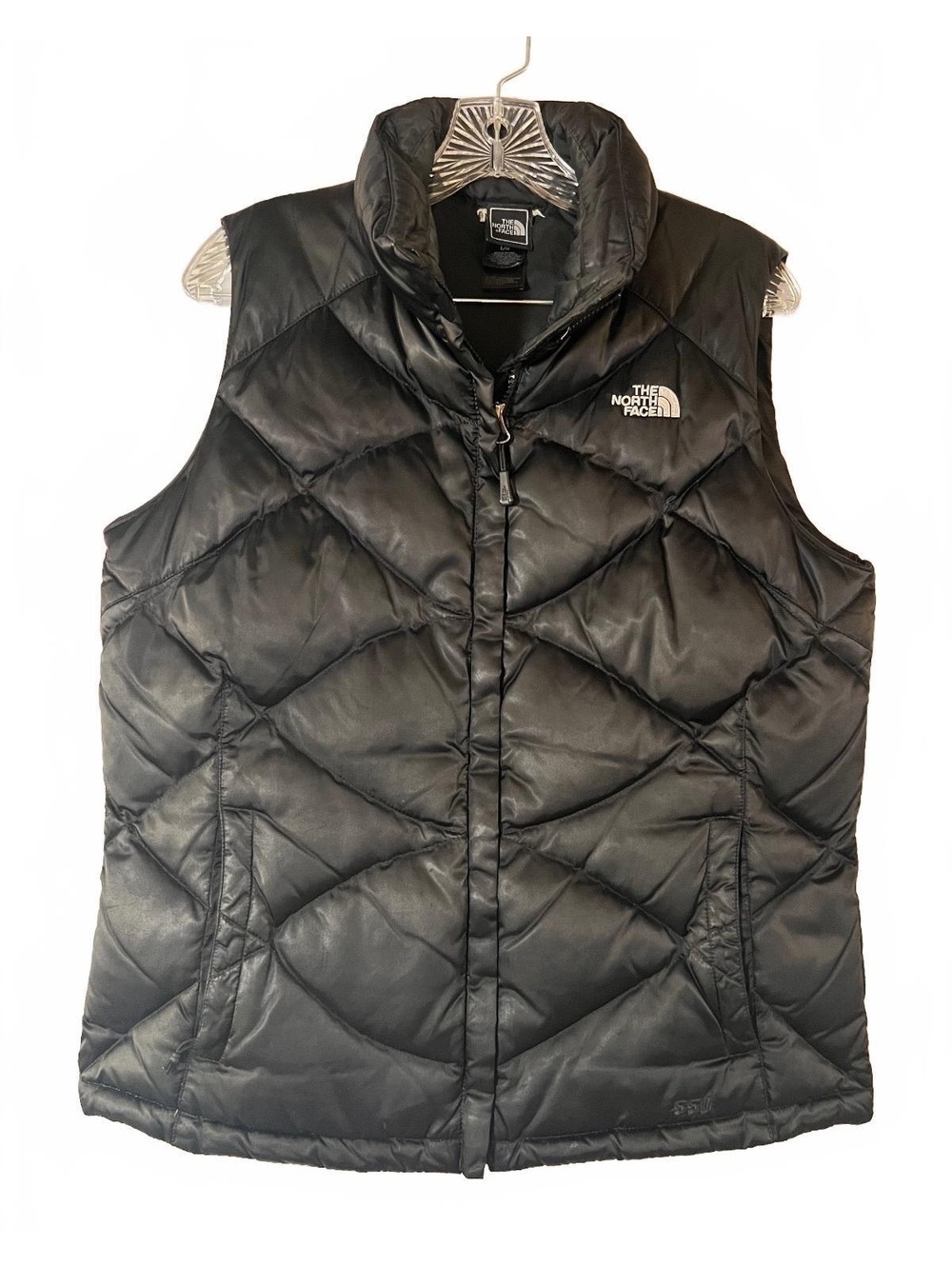 The North Face Women's Black Goose Down Insulated Vest L/G